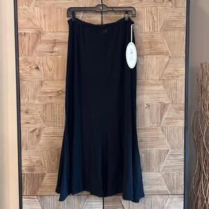 NWT Oh My Gauze! Women's Black Maxi Skirt Size L/XL Cotton Gauze Mermaid